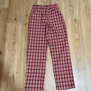 Brandy Melville OS Plaid Pants